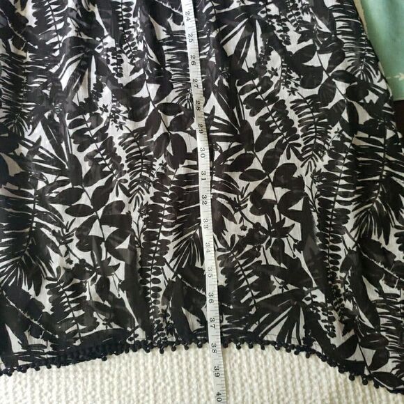 Old Navy Black White Spaghetti Strap Sheer Dress Women's Size S - Picture 9 of 10